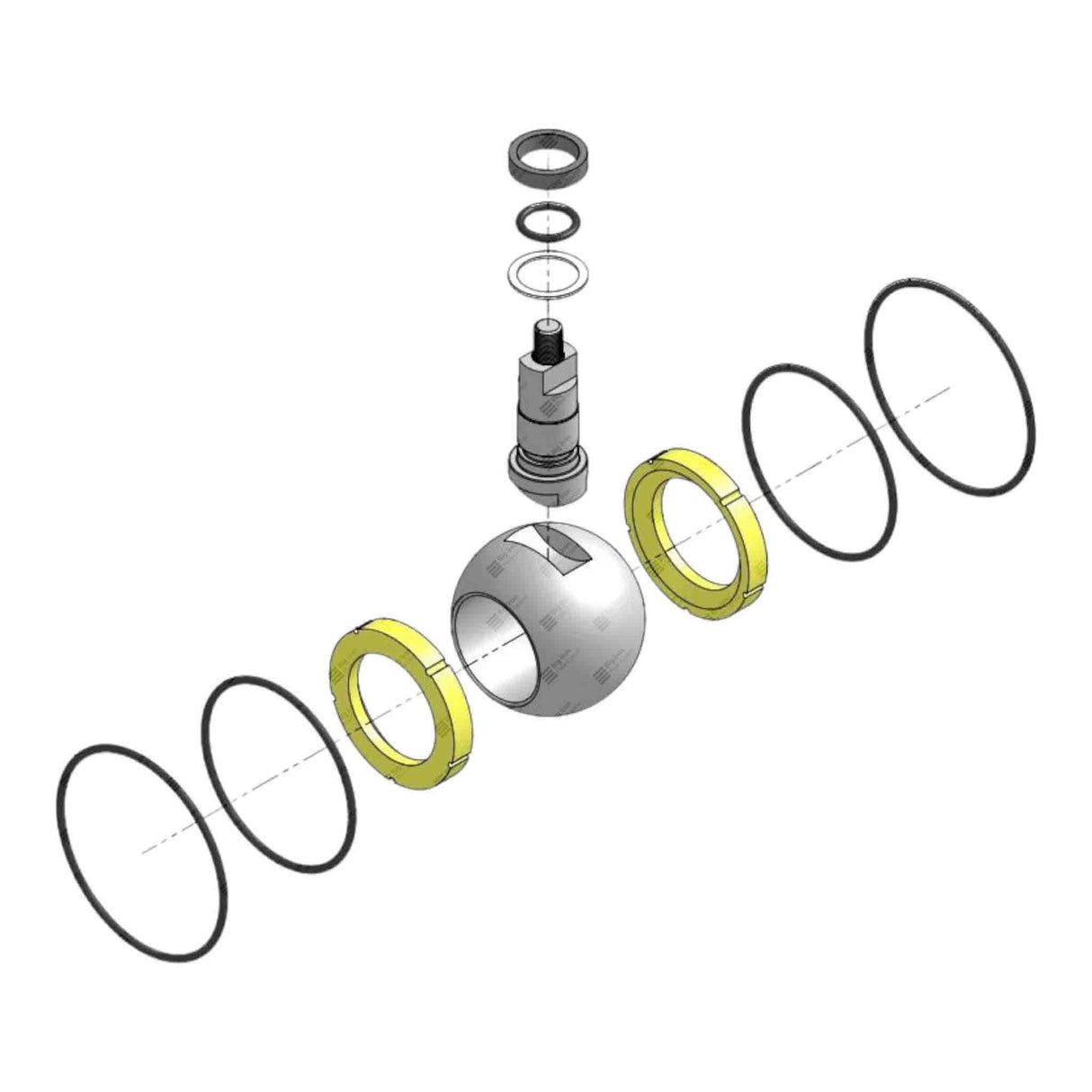 Ball Valve Repair Kit Major Rdi Bv2 2 6026071502 Sourstd Servi Big Iron Flow Control 7836