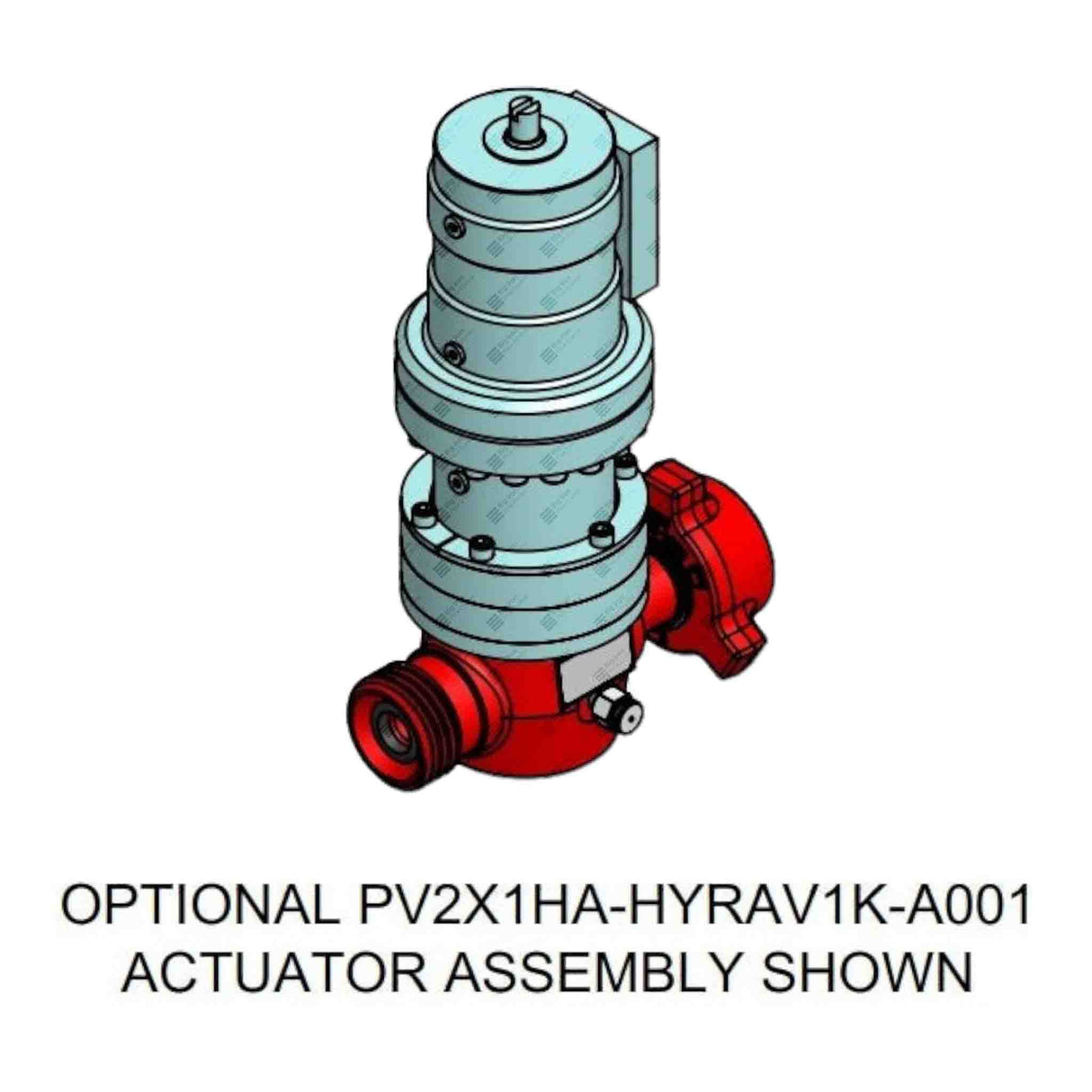 Plug Valve, Hydraulic, TE, 1" 1502 MxF, 15000 psi, STD Service