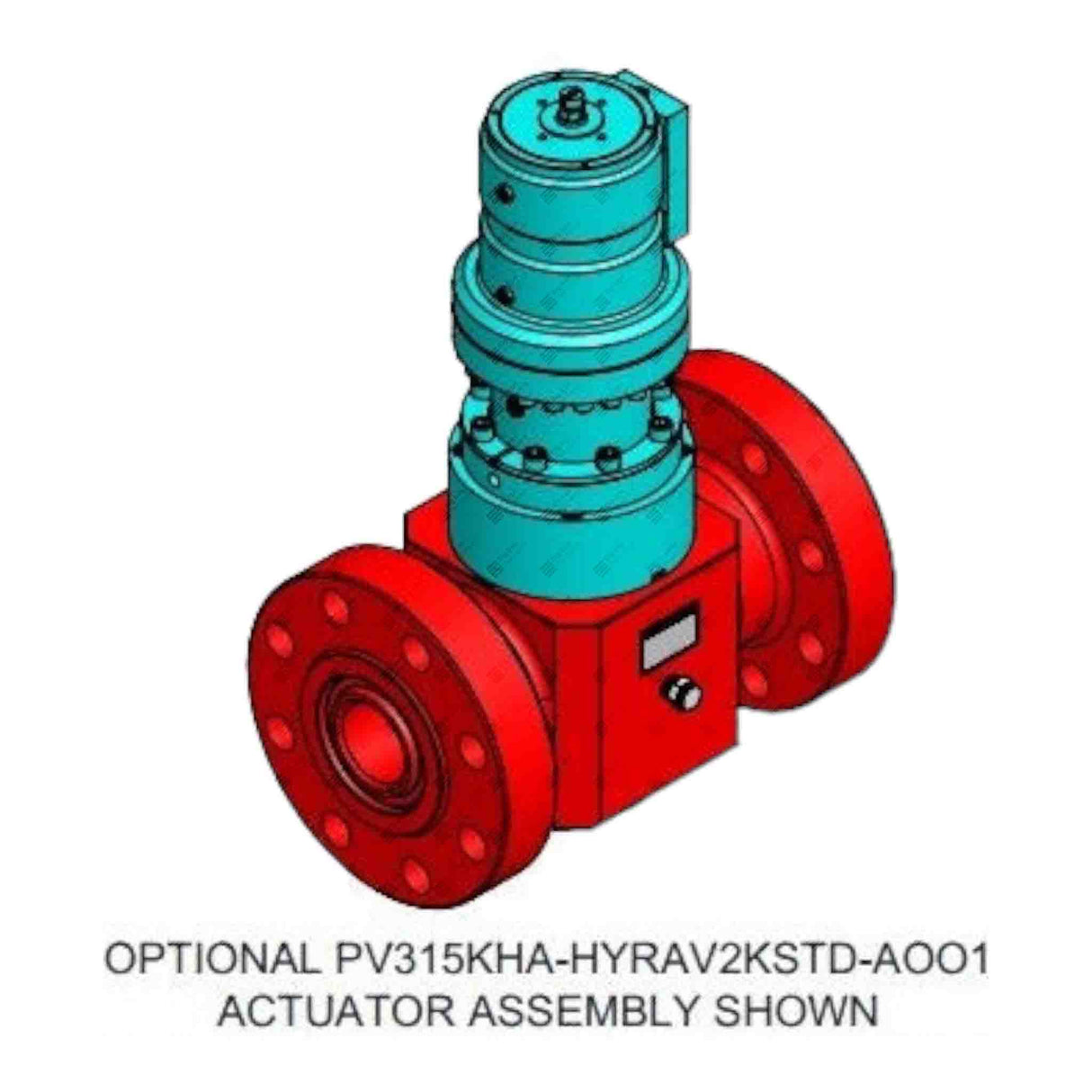 Plug Valve, Hydraulic, TE, 3-1/16" 15M, 15000 psi, STD Service