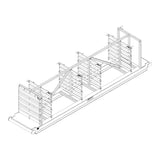 Skid - Pipe Rack - 3" Fig 206/1502 X 20' Pup Joints - 40,000Lbs Max Capacity